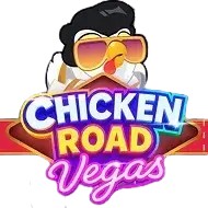 Chicken Road Vegas slot logo by InOut at Casoola Casino