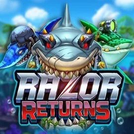 Razor Returns logo by Push Gaming Casoola Casino