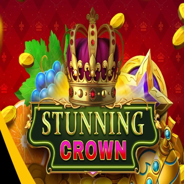 Stunning Crown slot logo by BF Games at Casoola Casino